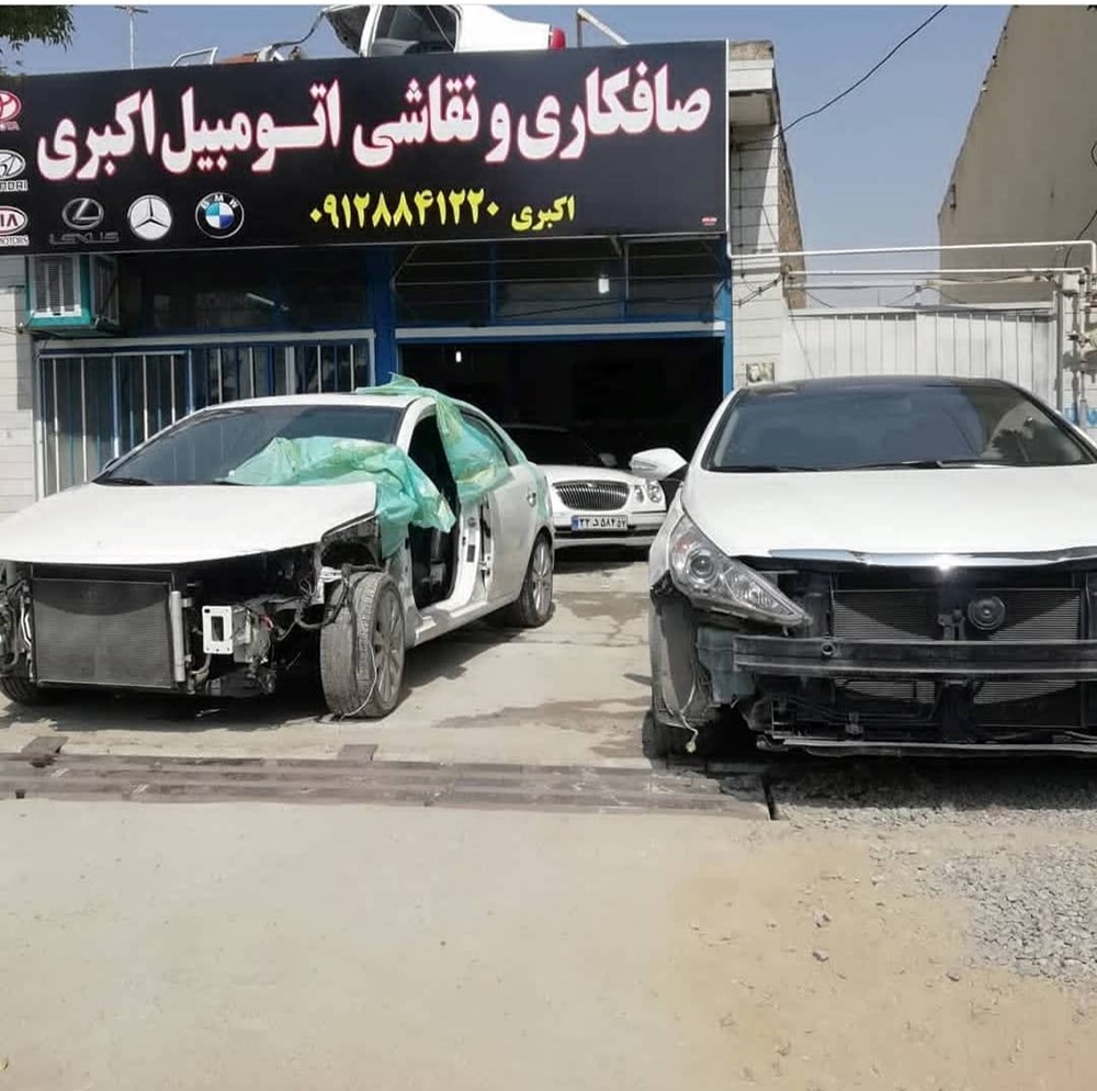 صافکاری و نقاشی pdr اکبری در خمین